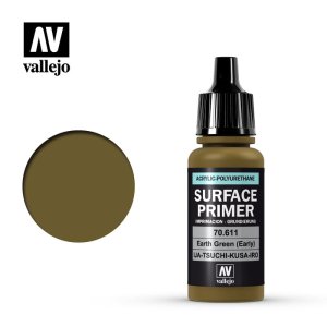 VALLEJO 70611 - Surface Primer - IJA Tsuchi-Kusa-IRO Earth Green (Early) 17 ml