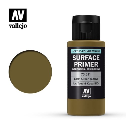 Go to product VALLEJO 73611 - Surface Primer - IJA Tsuchi-Kusa.Iro(early) 60 ml