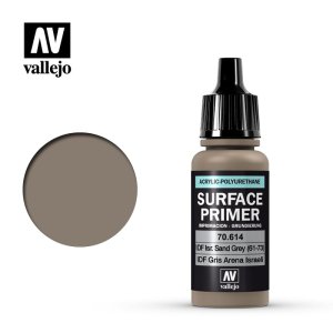 VALLEJO 70614 - Surface Primer - IDF Israeli Sand Grey (61-73) 17 ml