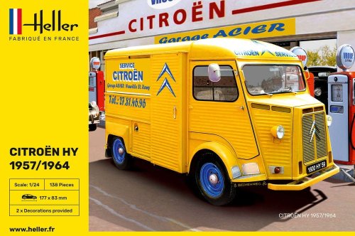 Go to product HELLER 80744 - 1:24 Citroen HY 1957/1964 Service Citroen