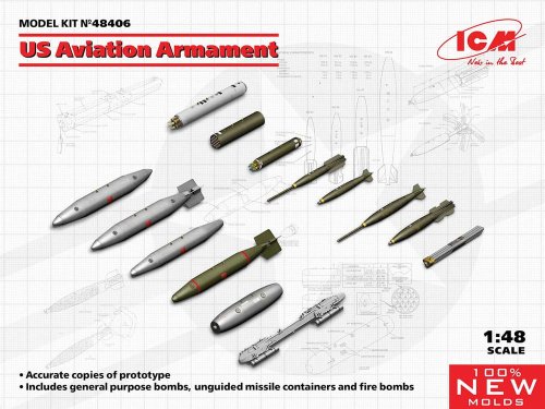Go to product ICM 48406 - 1:48 US Aviation Armament