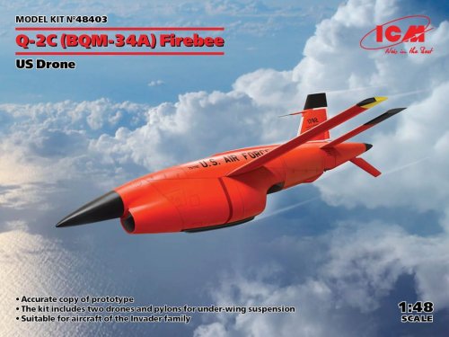 Go to product ICM 48403 - 1:48 Q-2C BQM-34А Firebee US Dron