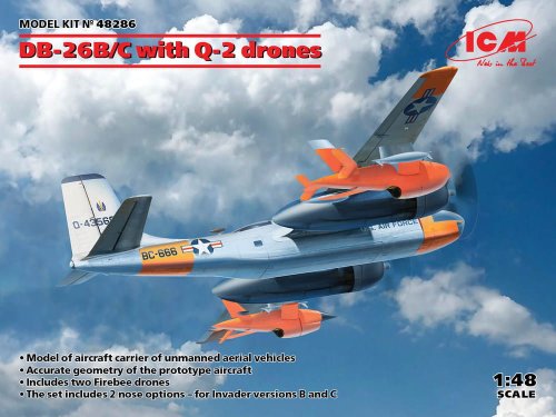 Go to product ICM 48286 - 1:48 DB-26B/C with Q-2 drones