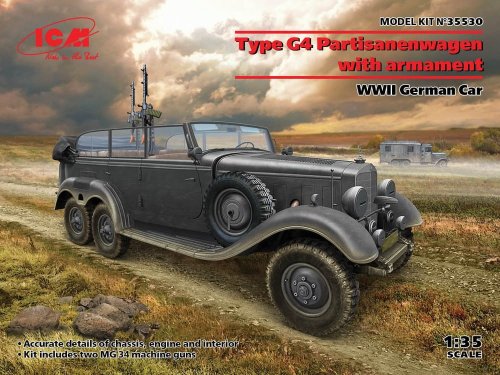 Go to product ICM 35530 - 1:35 Type G4 Partisanenwagen with armament