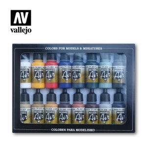 VALLEJO Model Air Set 71178 - Basics Colors