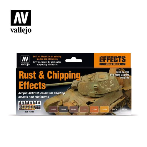 Go to product VALLEJO Model Air Set 71186 - Rust and Chipping Effects