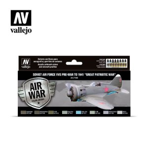 VALLEJO Model Air Set 71196 - Soviet Air Force VVS Pre-War to 1941