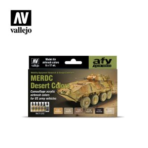 VALLEJO Model Air Set 71212 - US MERDC Desert Colors