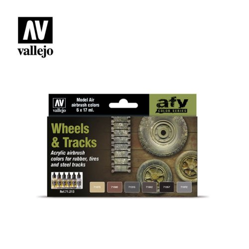 Go to product VALLEJO Model Air Set 71213 - Wheels & Tracks