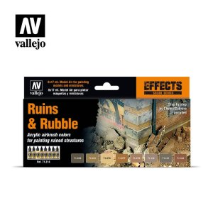 VALLEJO 71214 - Ruin & Rubble - Model Air Set