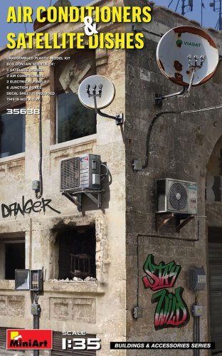 Go to product MINIART 35638 - 1:35 Air Conditioners & Satellite Dishes