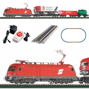 PIKO 57177 H0 Electrical railway set ÖBB with Taurus locomotive and freight cars
