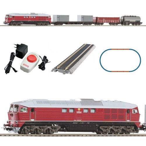 Go to product PIKO 97935 H0 Electrical railway set CSD with locomotive type BR 130 and freight cars
