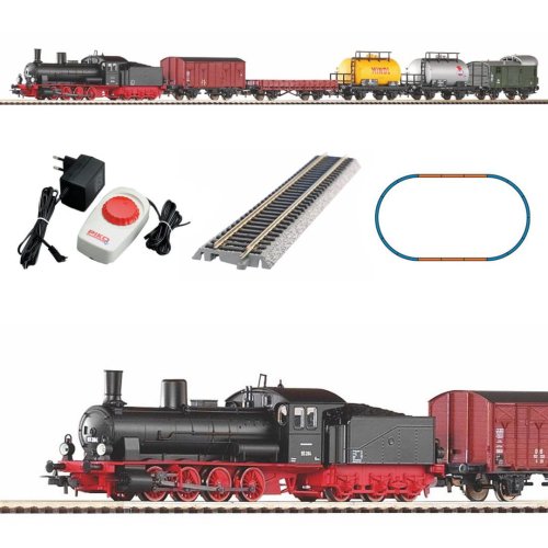 Go to product PIKO 57123 H0 Electrical railway set with steam locomotive G7 and 5 freight cars