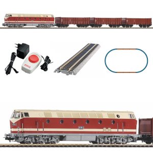 PIKO 57138 H0 Electrical railway set with locomotive type BR119 and coal cars
