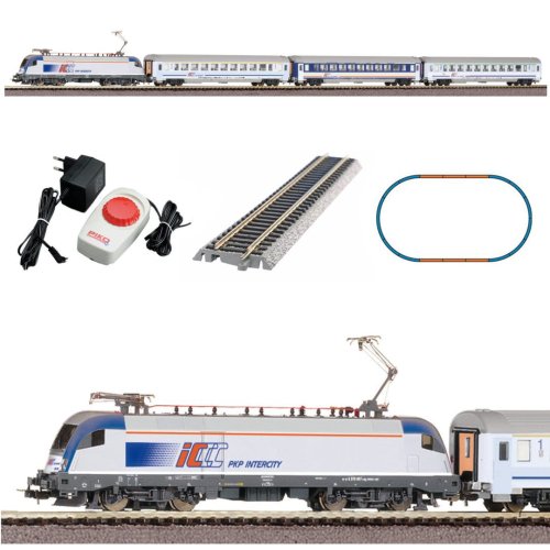 Go to product PIKO 97931 H0 Electrical railway set PKP Intercity with Husarz locomotive and passenger cars