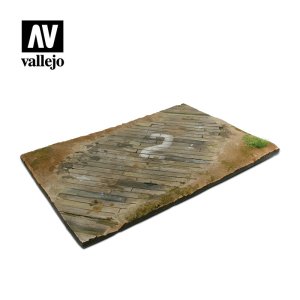 VALLEJO SC102 - 1:48 Wooden Airfield Surface 31x21cm