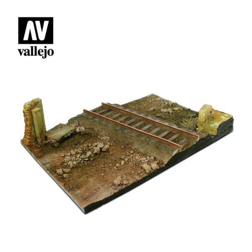 Go to product VALLEJO SC104 - 1:35 Country Cross Road Railway Section 31x21cm