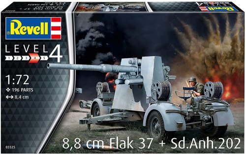 Go to product REVELL 03325 - 1:72 8,8 cm Flak 37 + Sd.Anh.202