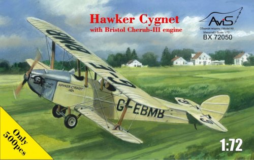 Go to product AVIS BX72050 - 1:72 Hawker Cygnet w/ Bristol Cherub III engine