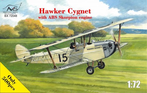 Go to product AVIS BX72048 - 1:72 Hawker Cygnet w/ ABS Skorpion engine
