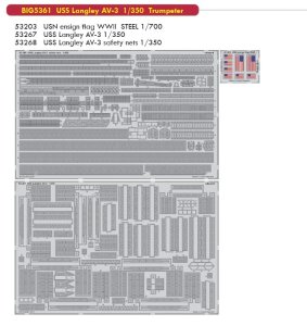 EDUARD BIG5361 - 1:350 USS Langley AV-3