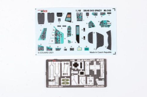 Go to product EDUARD 3DL48043 - 1:48 Mi-24D - Space 3D Decals + PE
