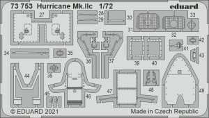 EDUARD 73753 - 1:72 Hurricane Mk.IIc