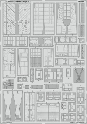 Go to product EDUARD 72716 - 1:72 Vulcan B.2 undercarriage