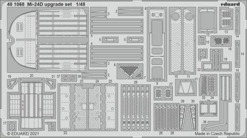 Go to product EDUARD 481068 - 1:48 Mi-24D upgrade set