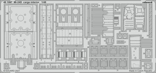 Go to product EDUARD 481067 - 1:48 Mi-24D cargo interior
