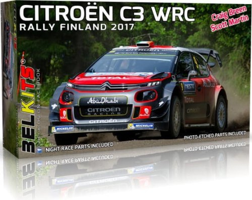 Go to product BELKITS 018 - 1:24 Citroën C3 WRC Rally Finland 2017