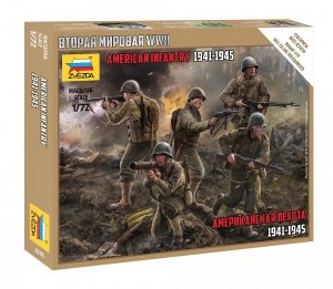 ZVEZDA 6278 - 1:72 American Infantry 1941-1945