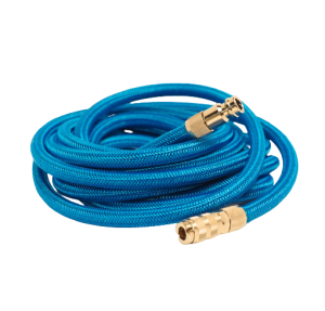 HARDER & STEENBECK 125963 - Airbrush braided air hose with 5mm thread, 2 m long
