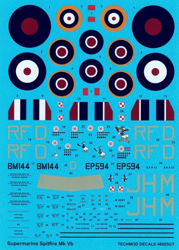 Go to product TECHMOD 48005 - 1:48 Spitfire Mk.Vb