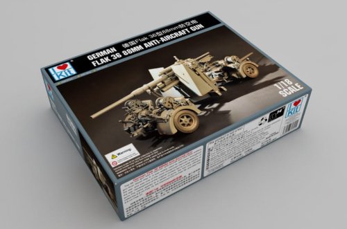 Go to product I LOVE KIT 61701 - 1:18 German Flak 36 88mm Anti-Aircraft Gun