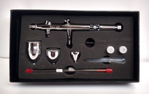 FINE-ART FA-186AT - Aerograf typ 7790 z dyszami 0,2 0,3 i 0,5 mm