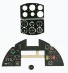 YAHU YMA2409 - 1:24 Typhoon Mk.I early - Instrument Panel