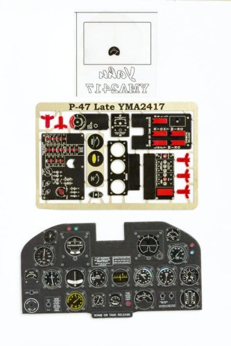 Go to product YAHU YMA2417 - 1:24 P-47 Late - Instrument Panel