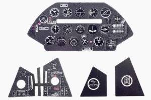 YAHU YMA4841 - 1:48 F4U-5 Corsair day fighter - Instrument Panel