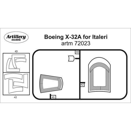 Go to product FLY ARTM72023 - 1:72 Boening X-32A