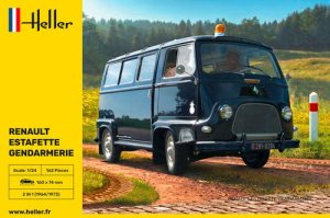 HELLER 80742 - 1:24 Renault Estafette Gendarmerie