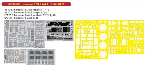 Go to product EDUARD BIG49307 - 1:48 Lancaster B Mk.I Part I