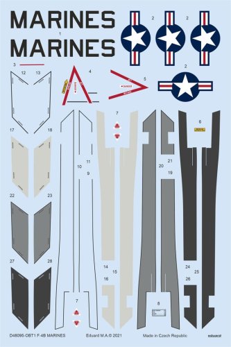 Go to product EDUARD D48095 - 1:48 F-4B Marines