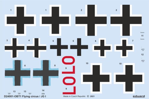 Go to product EDUARD D24001 - 1:24 Flying circus / JG I