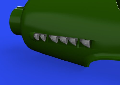 Go to product EDUARD 648688 - 1:48 Fw 190D exhaust stacks