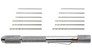 EXCEL 70003 - Mini Pin Vise with 12 Assorted Drills