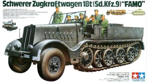 Go to product TAMIYA 35239 - 1:35 Schwerer Zugkraftwagen 18t Sd.Kfz.9 FAMO