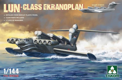 Go to product TAKOM 3002 - 1:144 Lun-Class Ekranoplan