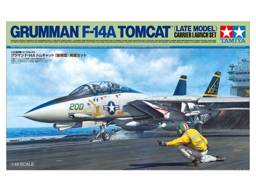 Go to product TAMIYA 61122 - 1:48 Grumman F-14A Tomcat (Late Model) Carrier Launch Set